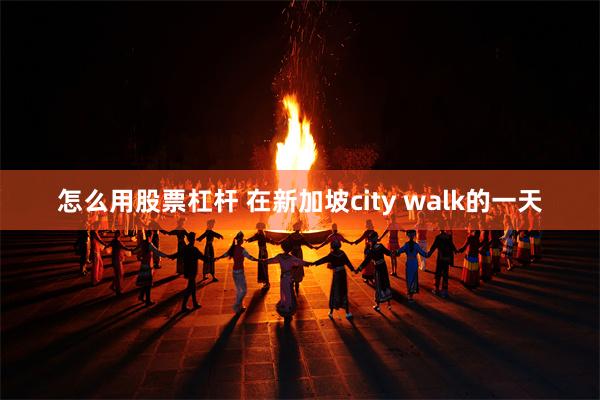 怎么用股票杠杆 在新加坡city walk的一天